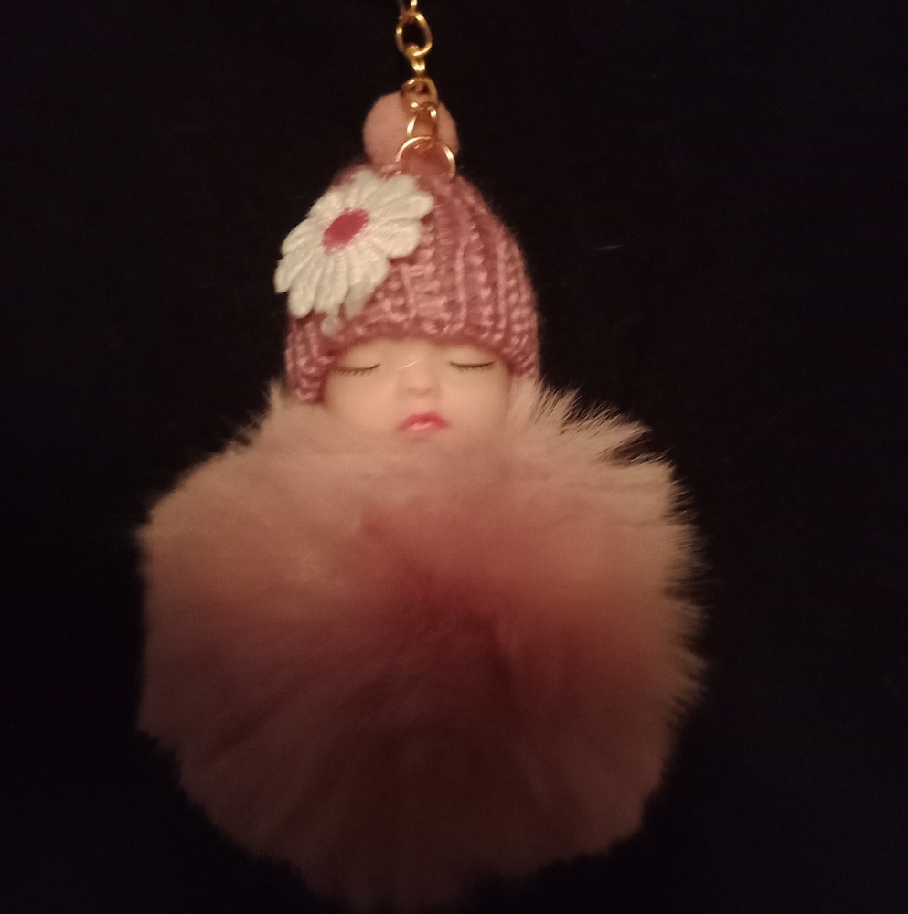 New Baby keychain (Lavender)